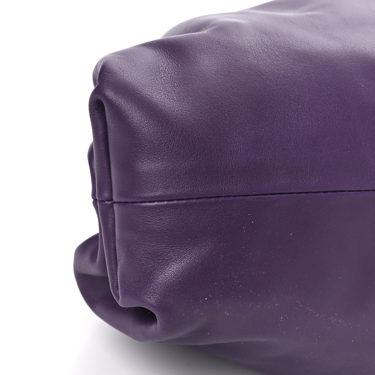 Bottega Veneta Smooth Butter Calf The Pouch Oversized Clutch Raisin 9 of 10