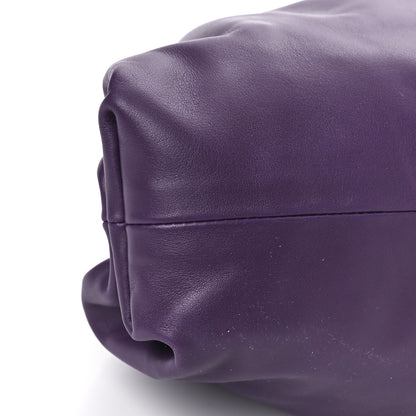 Bottega Veneta Smooth Butter Calf The Pouch Oversized Clutch Raisin 9 of 10