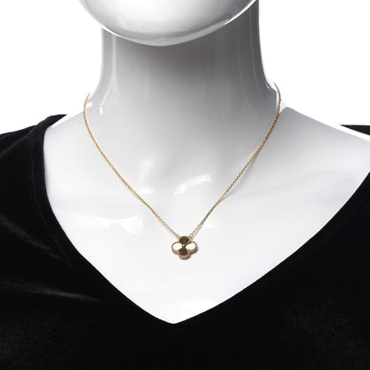 Van Cleef & Arpels 18K Yellow Gold Guilloche Vintage Alhambra Pendant Necklace 2 of 8