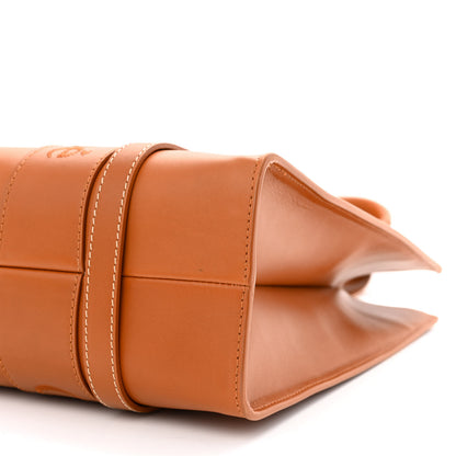 Chloe Calfskin Medium Woody Tote Caramel 9 of 9