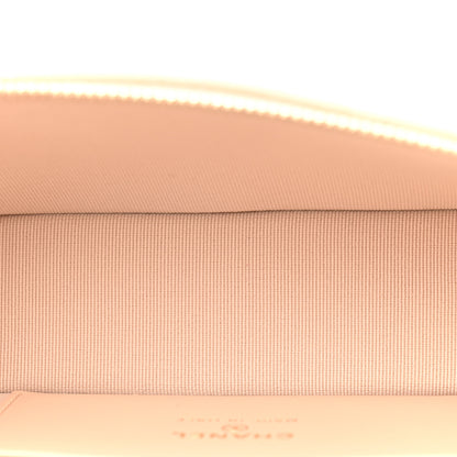 Chanel Caviar Quilted Top Handle Slim Vanity With Chain Beige 5 of 11