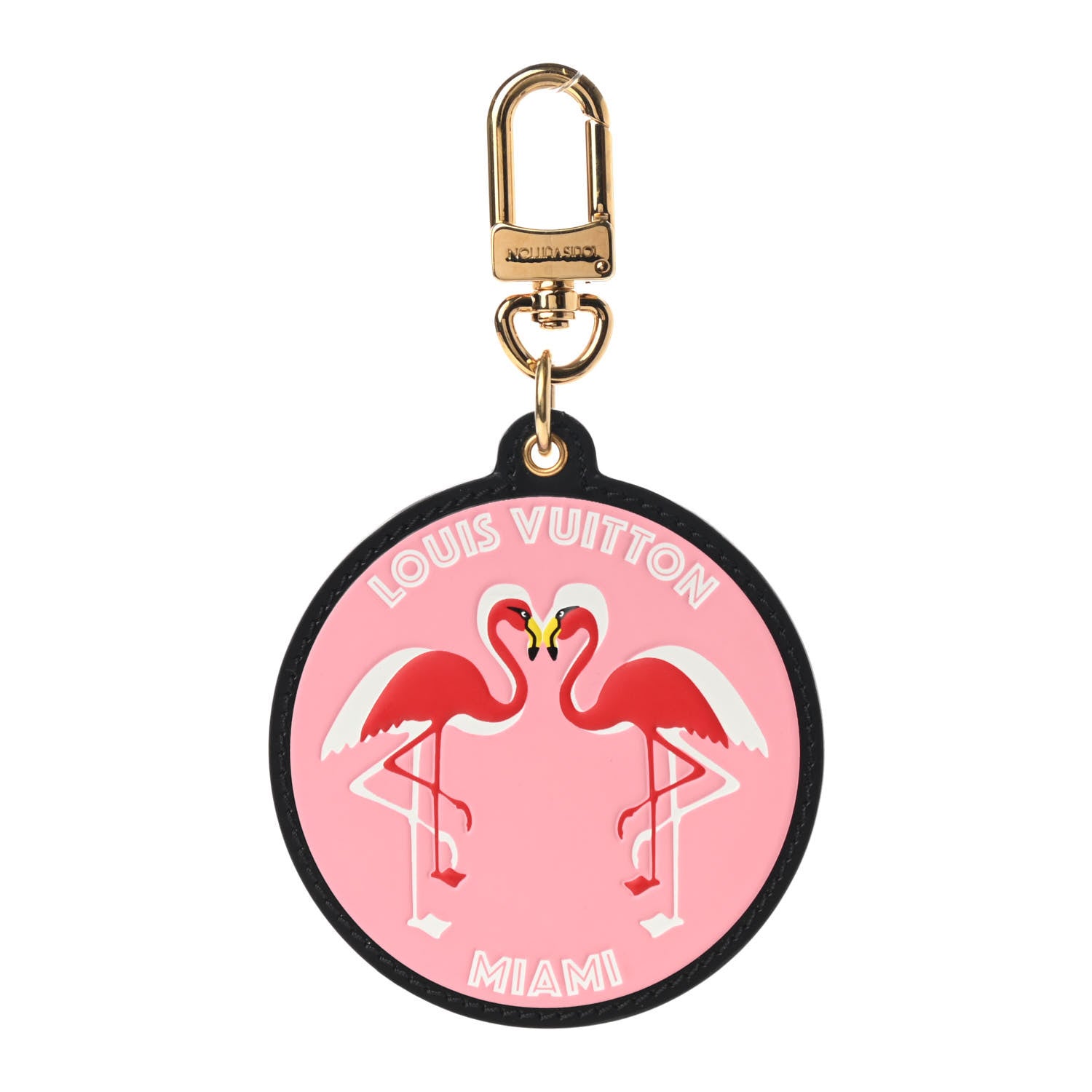 Louis Vuitton World Tour Flamingo Bag Charm Key Holder 1 of 3