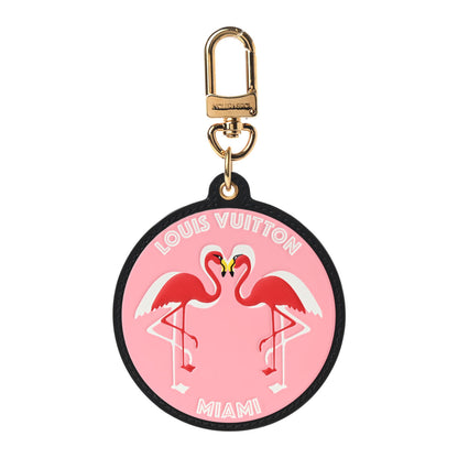 Louis Vuitton World Tour Flamingo Bag Charm Key Holder 1 of 3