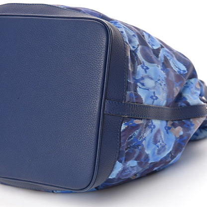Louis Vuitton Nylon Monogram Ikat Noefull MM Grand Blue 10 of 11