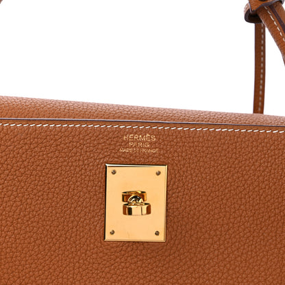 Hermes Togo Kelly Retourne 32 Gold 6 of 16