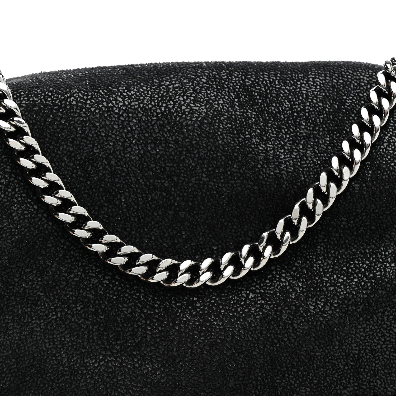 Stella McCartney Shaggy Deer Falabella Crossbody Clutch Black 8 of 10