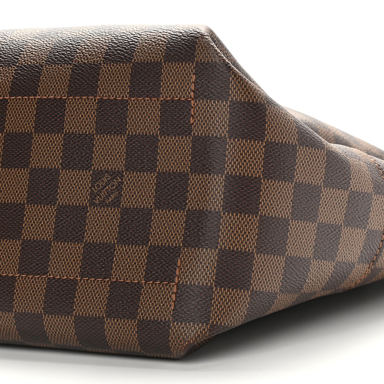 Louis Vuitton Damier Ebene Belmont MM Black 8 of 8
