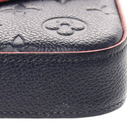Louis Vuitton Empreinte Pochette Felicie Chain Wallet Marine Rouge 13 of 14