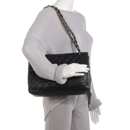 Chanel Washed Caviar Maxi Single Flap Black 2 of 7