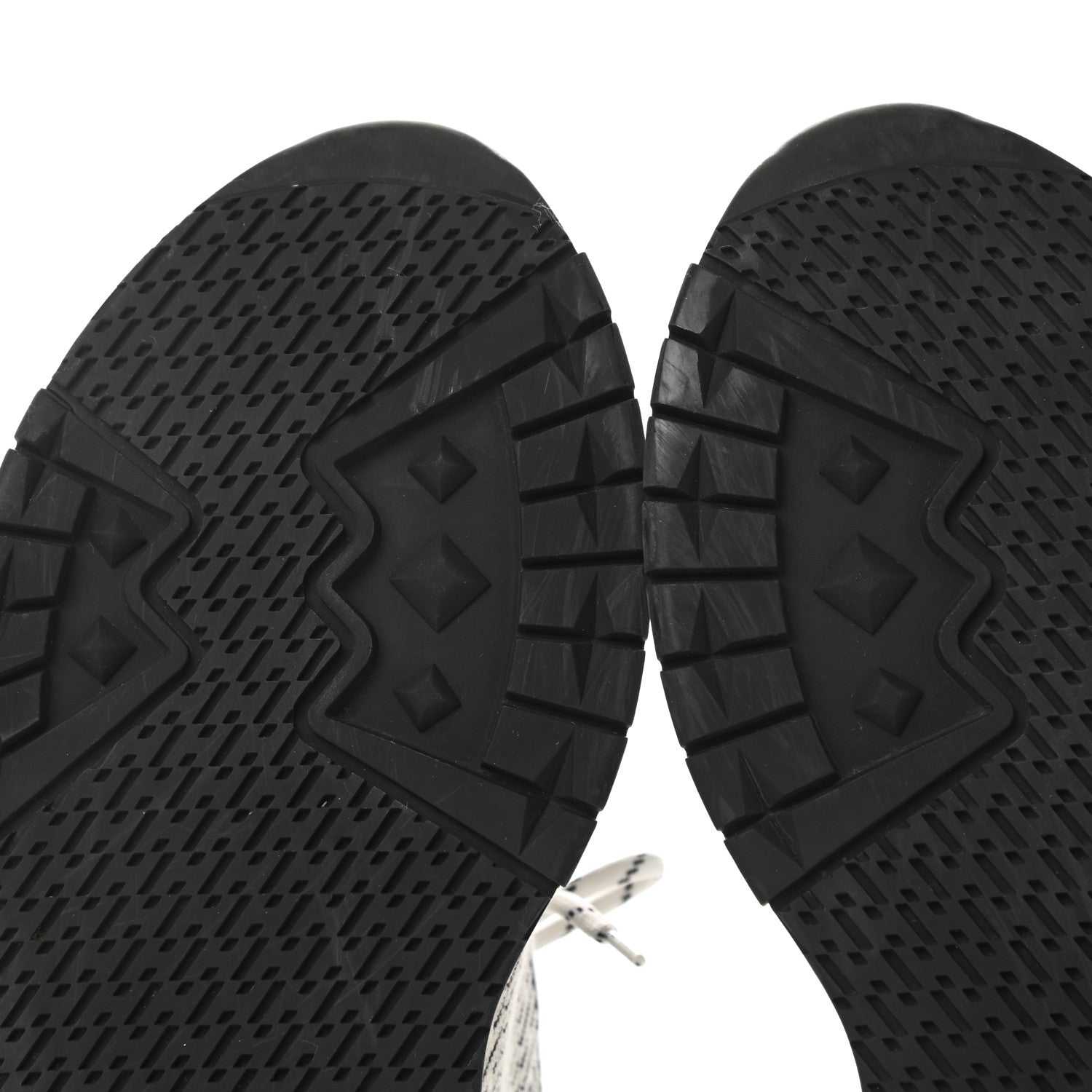 Hermes Knit Goatskin Mens Addict Sneakers 41 Black White 8 of 9