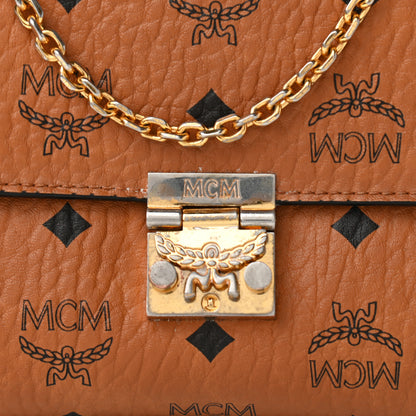 MCM Visetos Medium Patricia Wallet On Chain Cognac 8 of 11