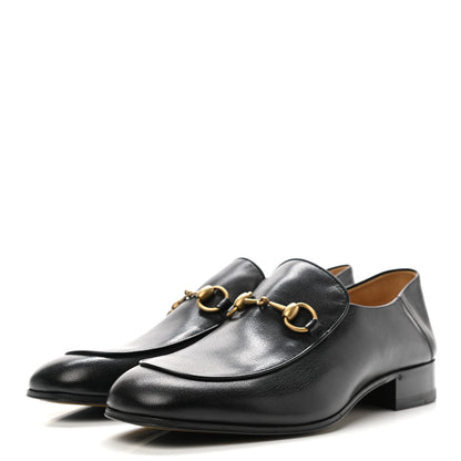 Gucci Goatskin Mens Horsebit Loafers 9 Black 3 of 8