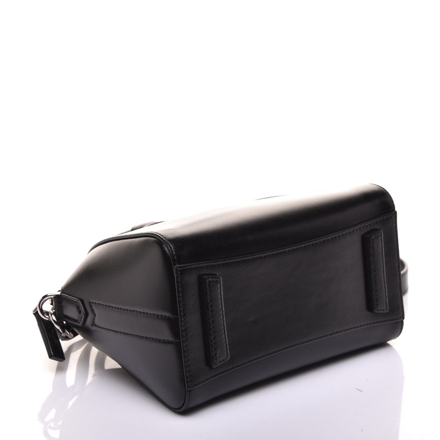 Shiny Lord Calfskin Mini Antigona Black