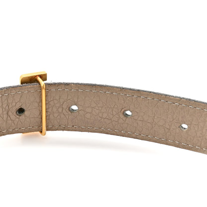 Hermes Box Togo 24mm Mini Constance H Belt 85 34 Black Etoupe 3 of 6