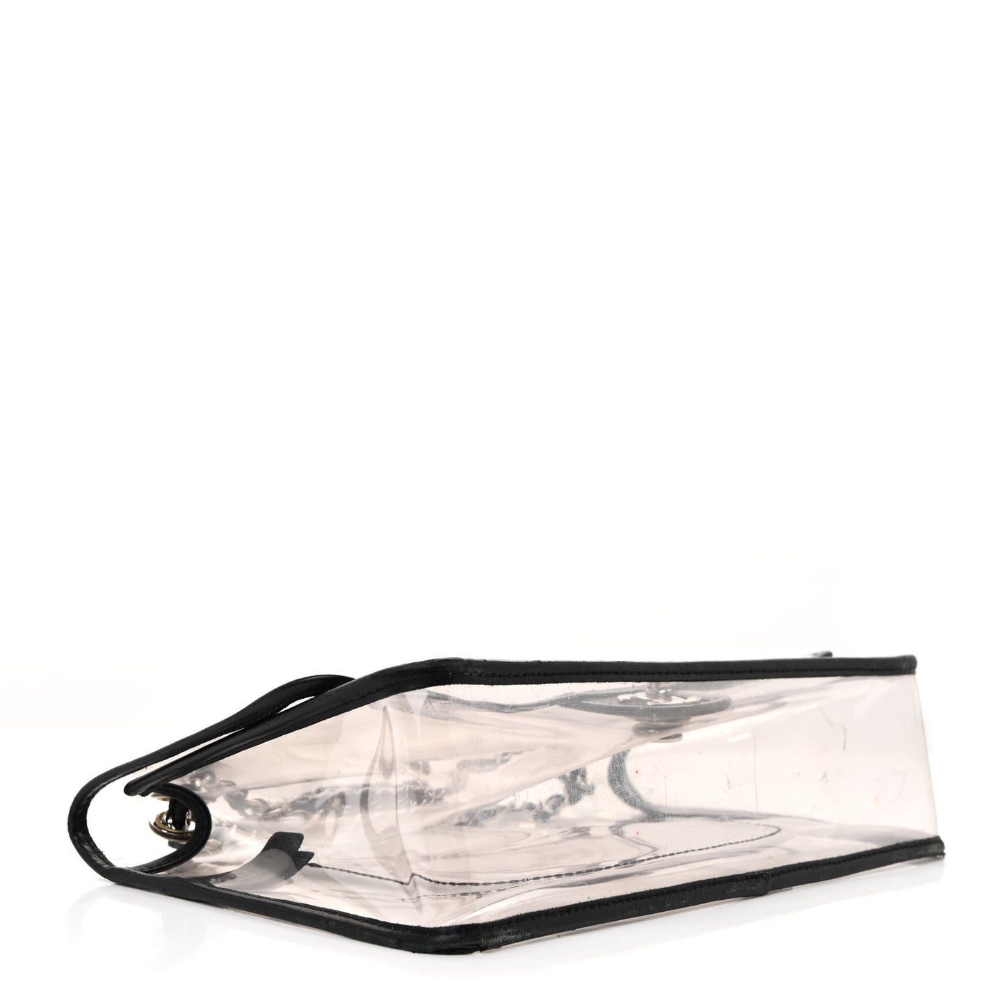 Lambskin Vinyl Large Naked Flap Black