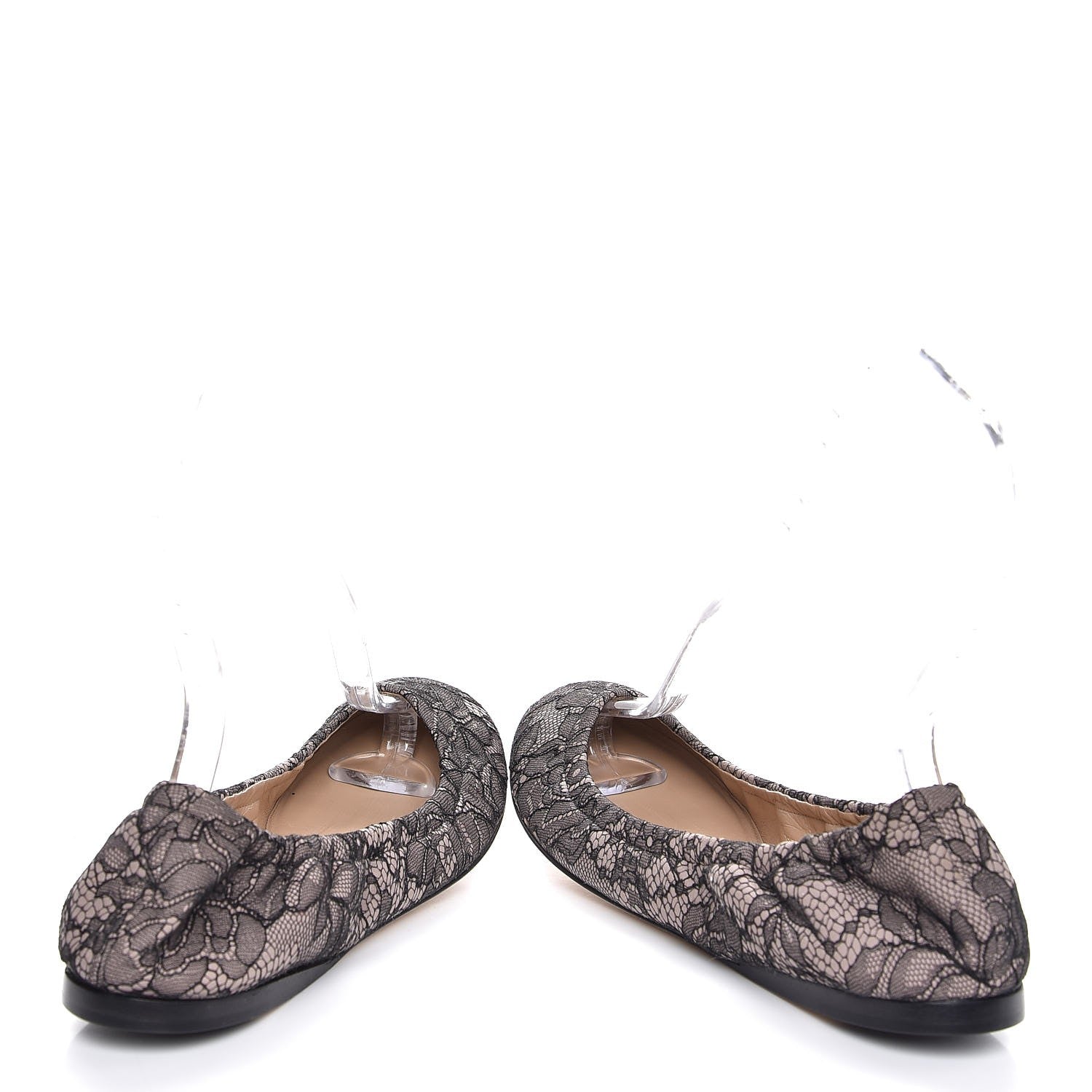 Valentino Garavani Lace Ballerina Flats 40 Black 6 of 11