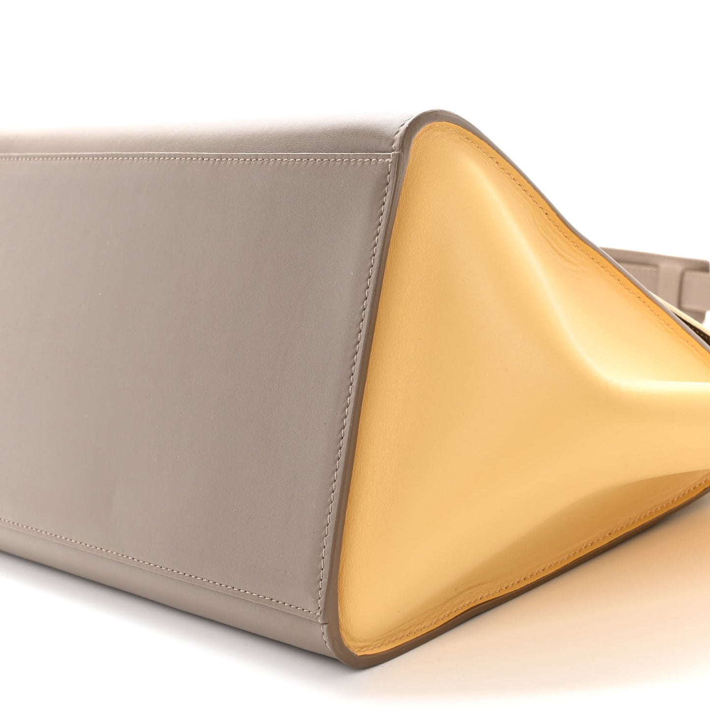 Smooth Calfskin Medium Tri-Color Trapeze Butter