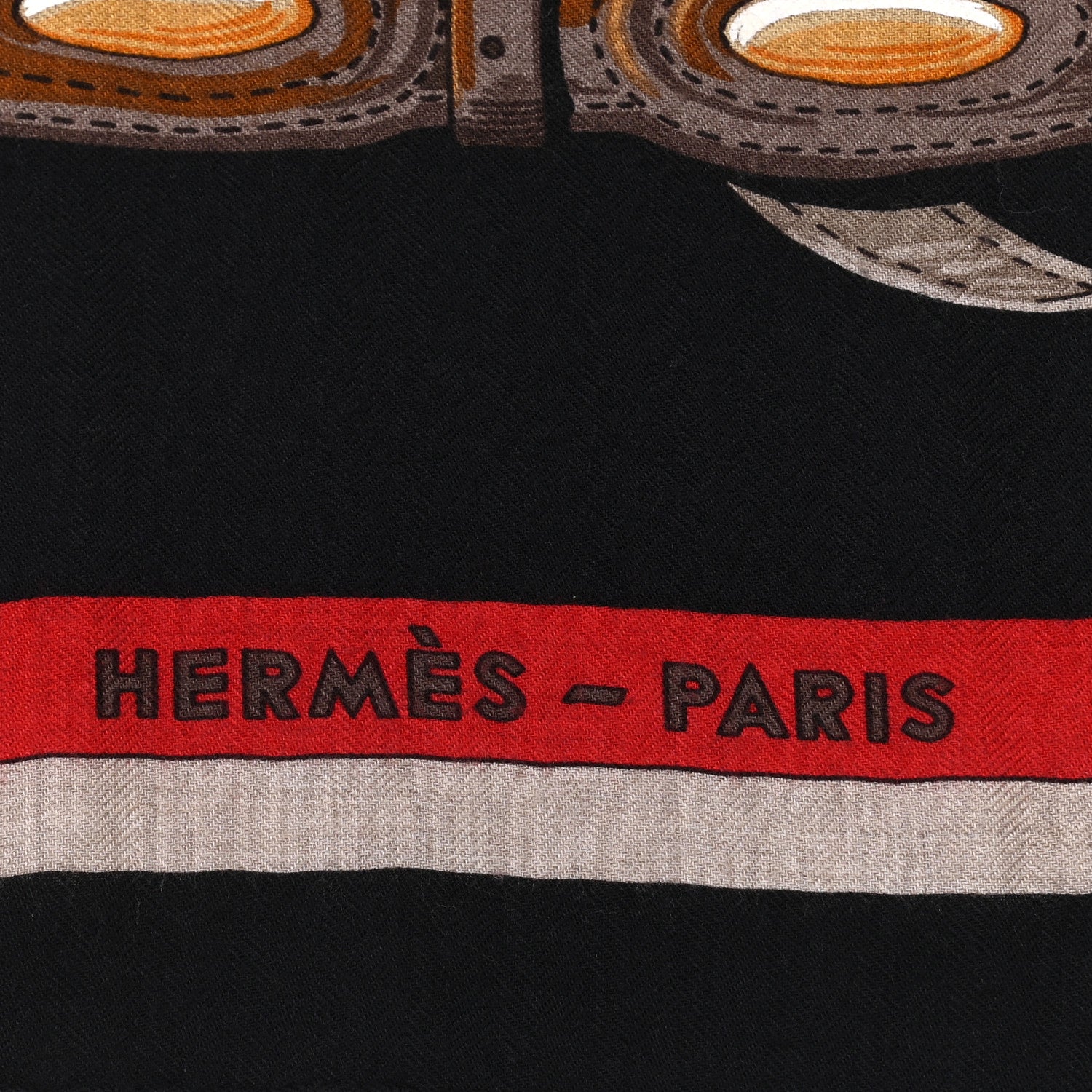 Hermes Cashmere Silk Coaching Shawl 140 2 of 6