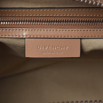Givenchy Shiny Lord Calfskin Medium Antigona Dark Beige 8 of 10