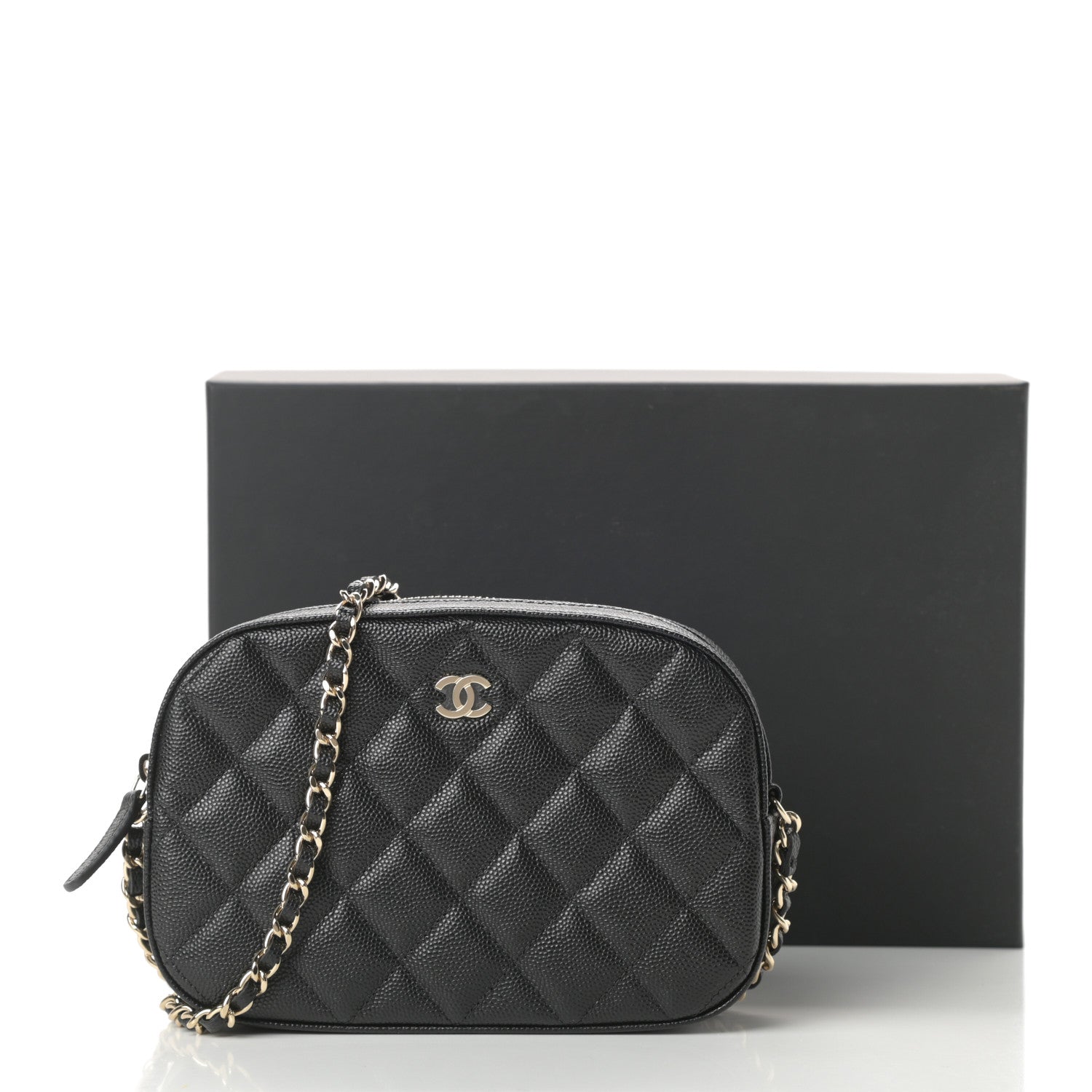 Chanel Caviar Quilted Vanity With Chain Black 11 of 13