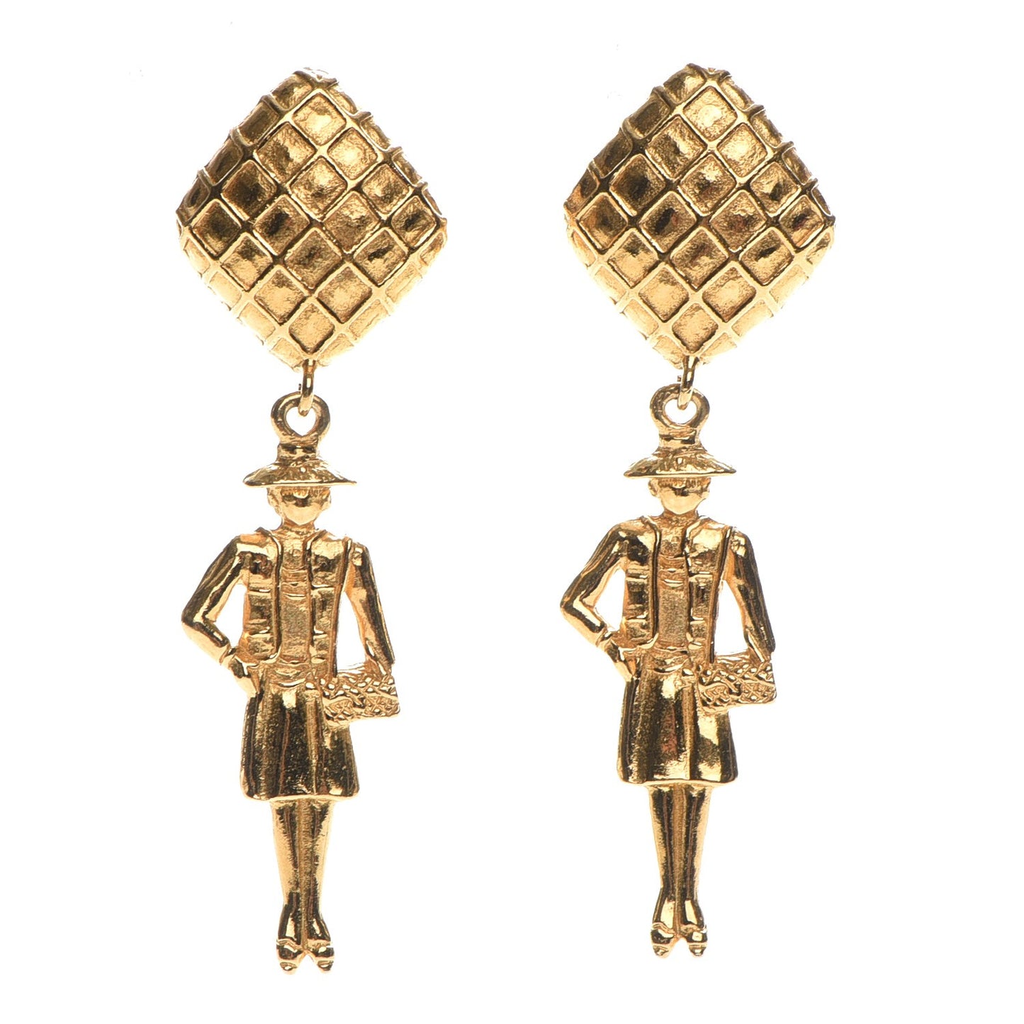 Coco Clip On Earrings Gold
