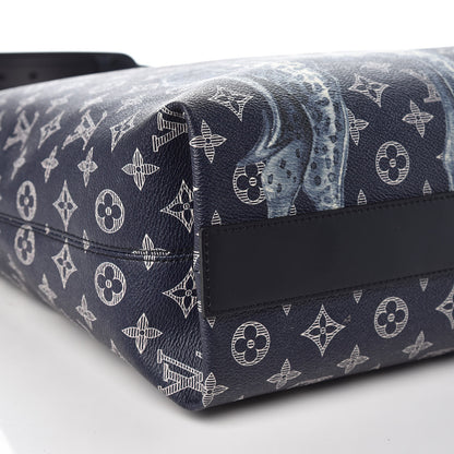 Louis Vuitton Savane Monogram Chapman Atlas Tote Ink 8 of 10
