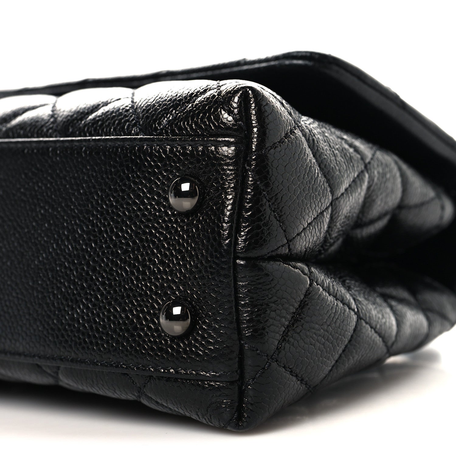 Chanel Caviar Quilted Mini Coco Handle Flap So Black 10 of 11