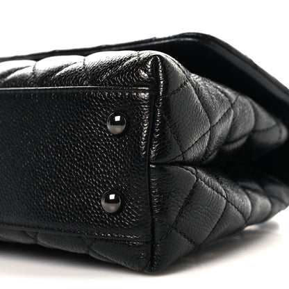 Chanel Caviar Quilted Mini Coco Handle Flap So Black 10 of 11
