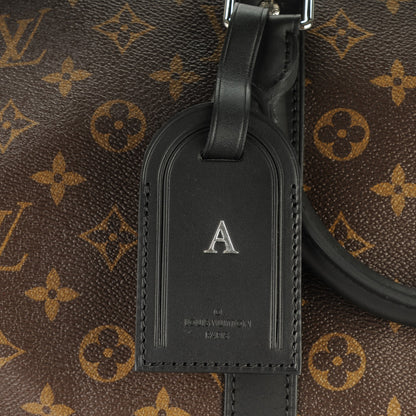 Louis Vuitton Monogram Macassar Keepall Bandouliere 55 6 of 8