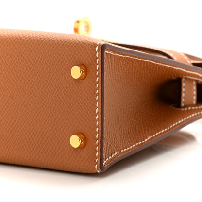Hermes Epsom Mini Kelly Sellier 20 Gold 11 of 11