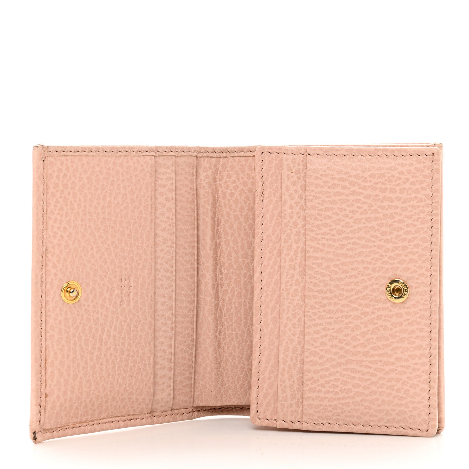 Gucci Dollar Calfskin GG Marmont Card Case Perfect Pink 5 of 7