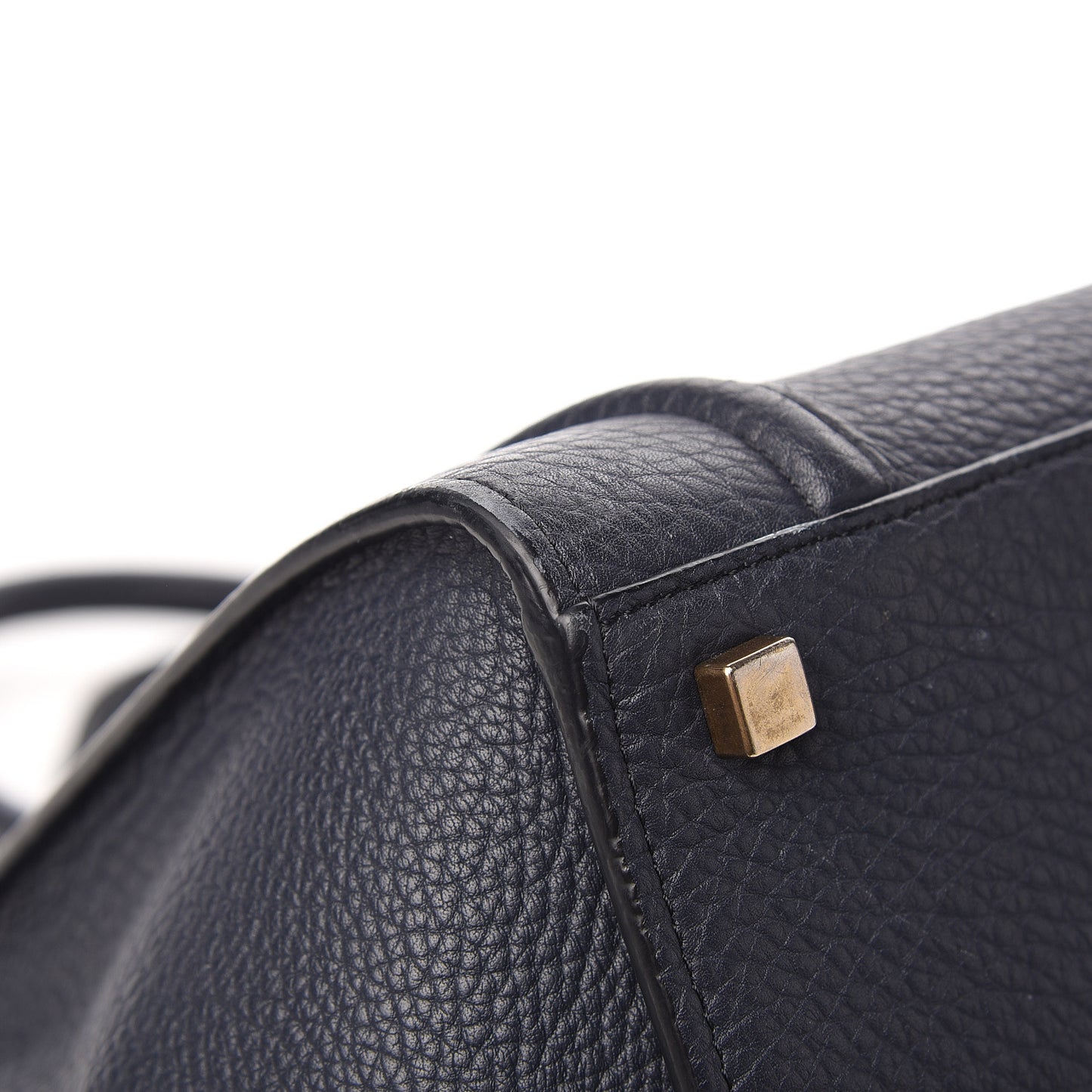 Bullhide Calfskin Medium Phantom Luggage Navy Blue