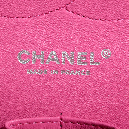 Chanel Iridescent Caviar Jumbo Double Flap Hot Pink 6 of 9