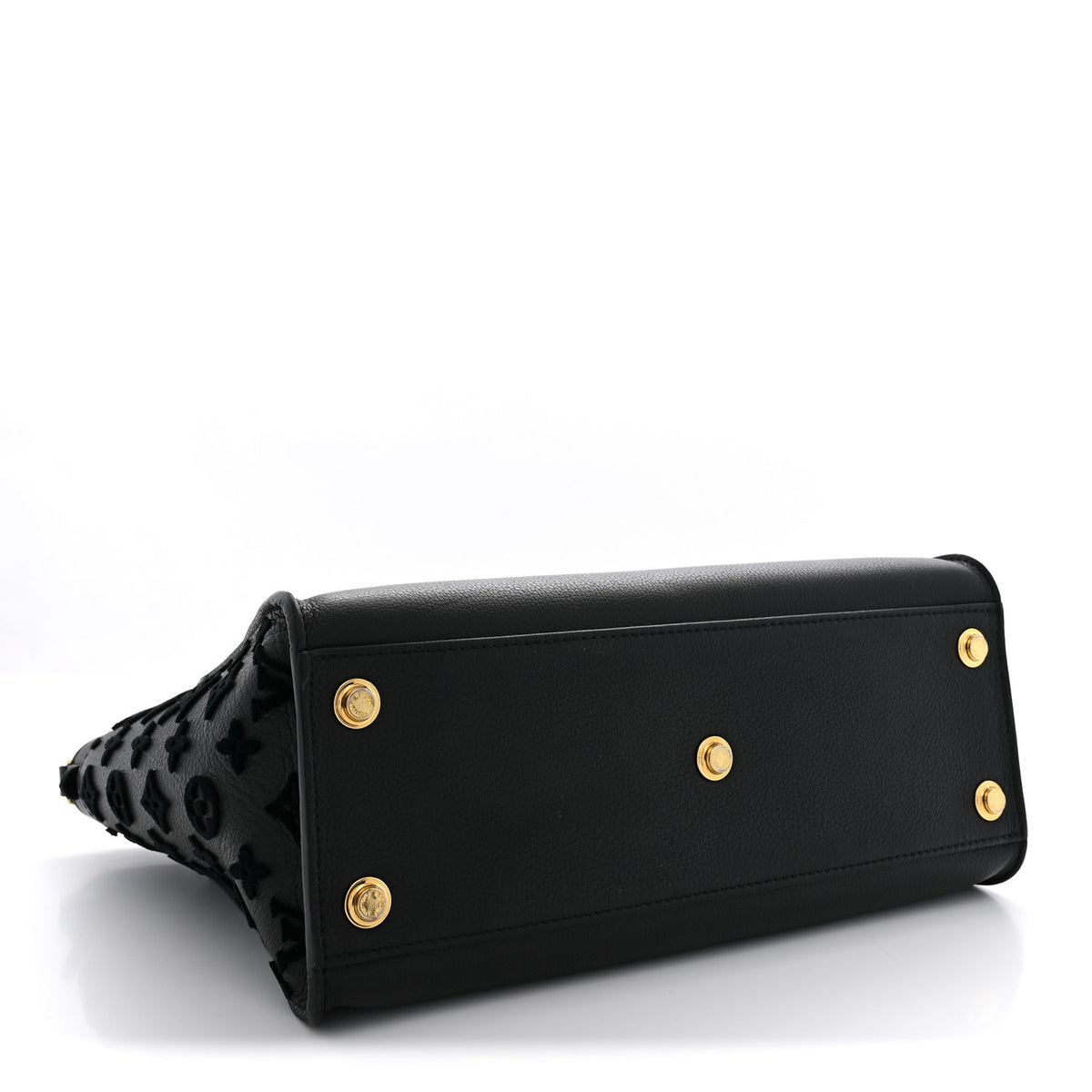Calfskin Monogram Tufting On My Side Black
