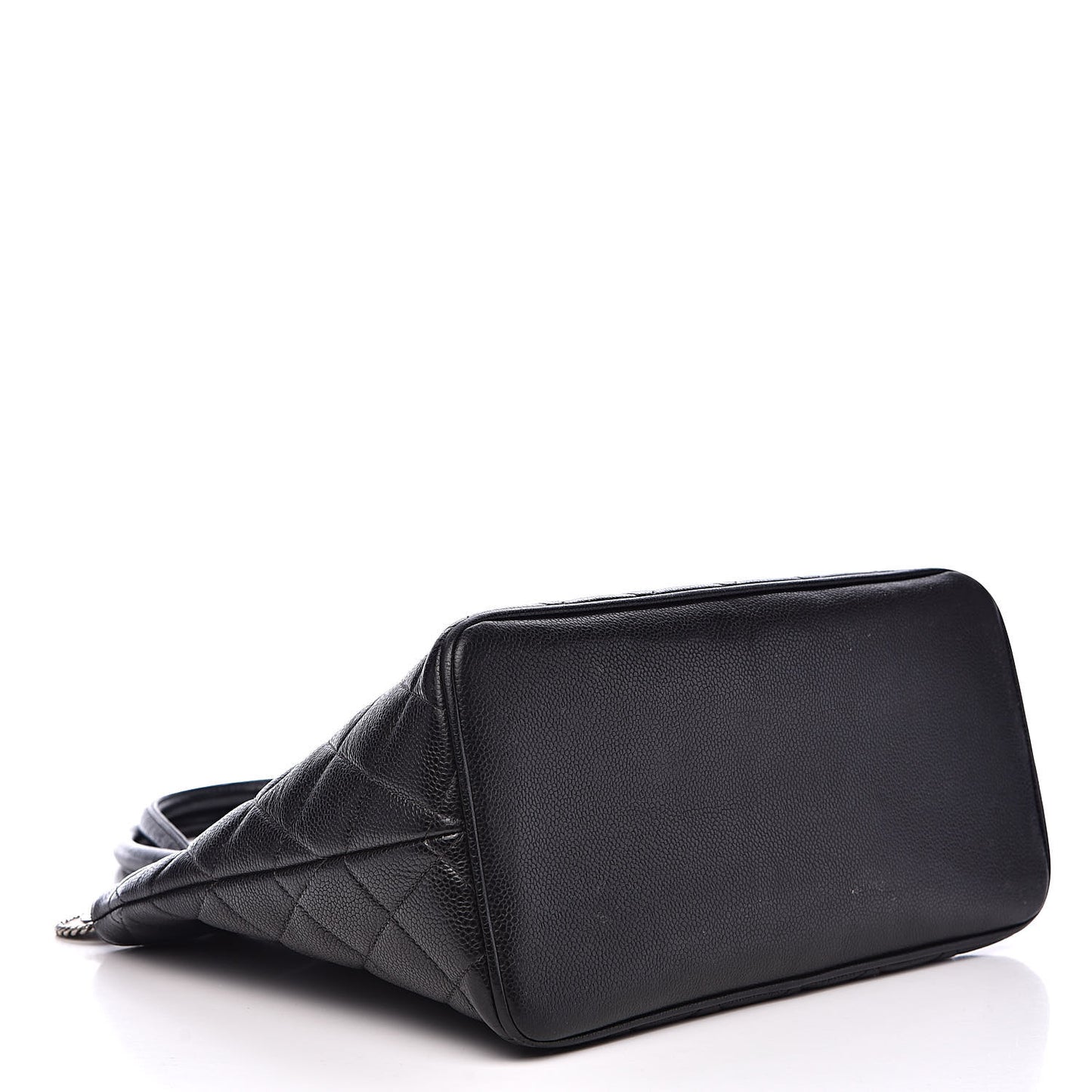 Caviar Quilted Medallion Tote Black