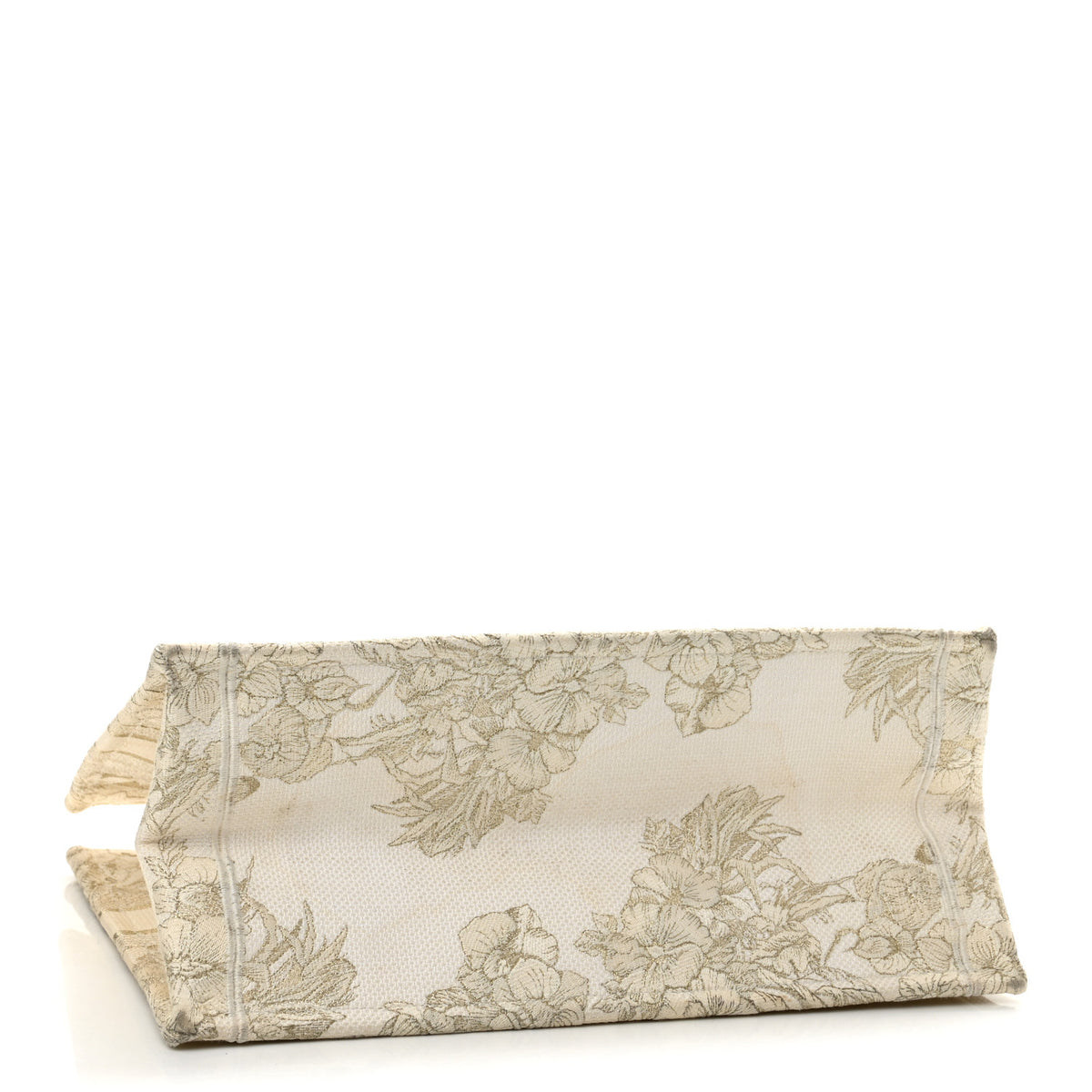 Christian Dior Canvas Embroidered Medium Rêve d'Infini Book Tote Gold 4 of 13