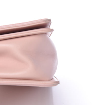 Chanel Lambskin Quilted Medium Chain Detail Boy Flap Light Pink 19 of 19