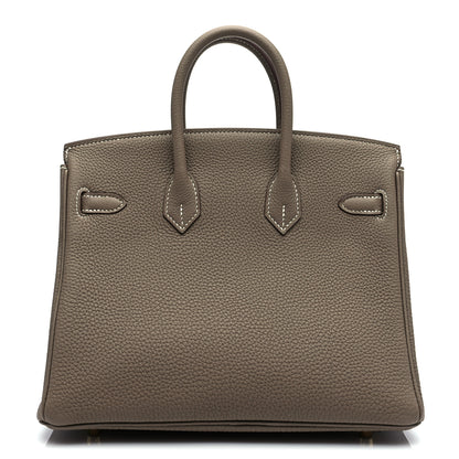 Hermes Togo Birkin 25 Etoupe 4 of 33