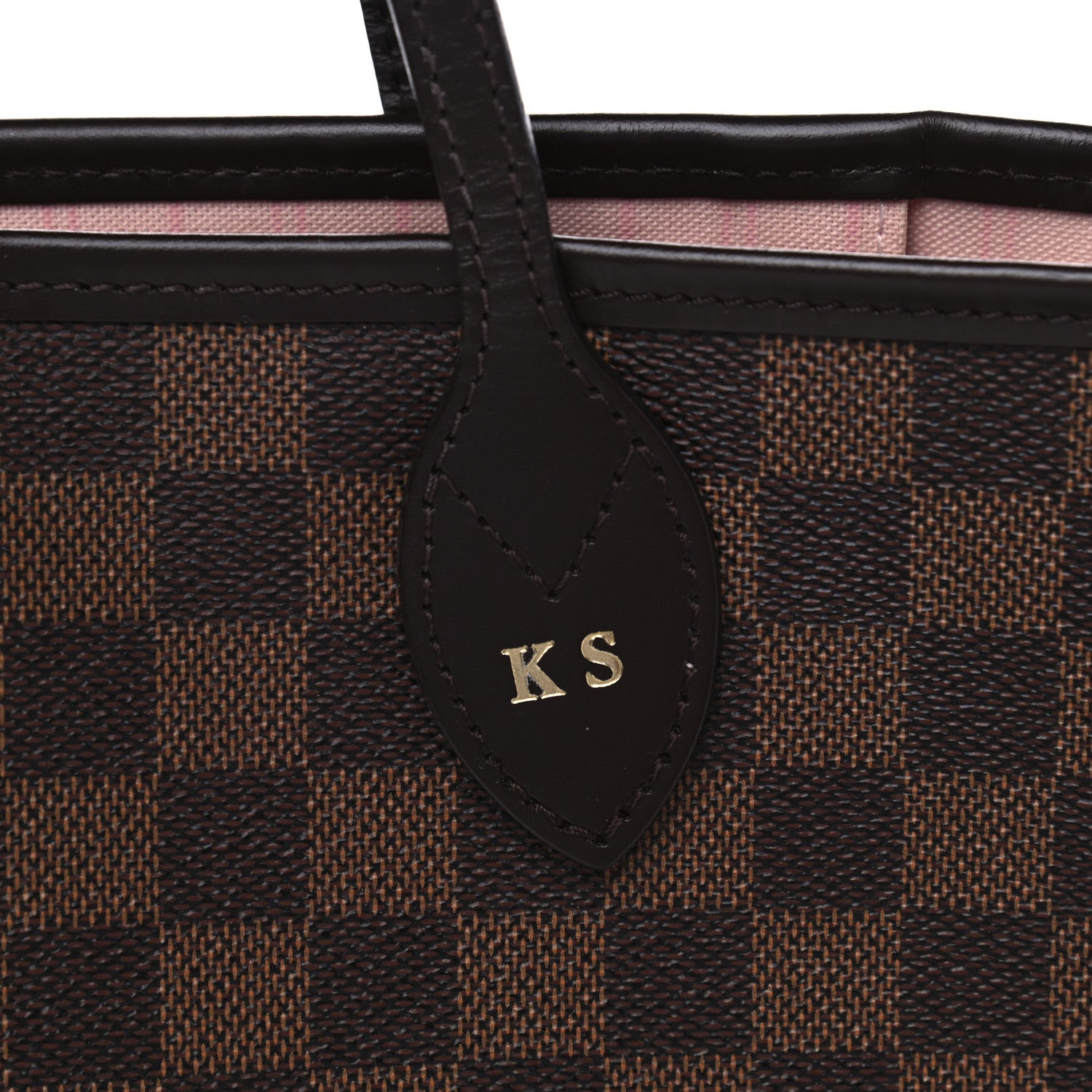 Louis Vuitton Damier Ebene Neo Neverfull MM Rose Ballerine 14 of 14