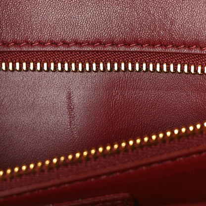 Christian Dior Grained Calfskin 30 Montaigne Flap Bag Red Brick 9 of 10