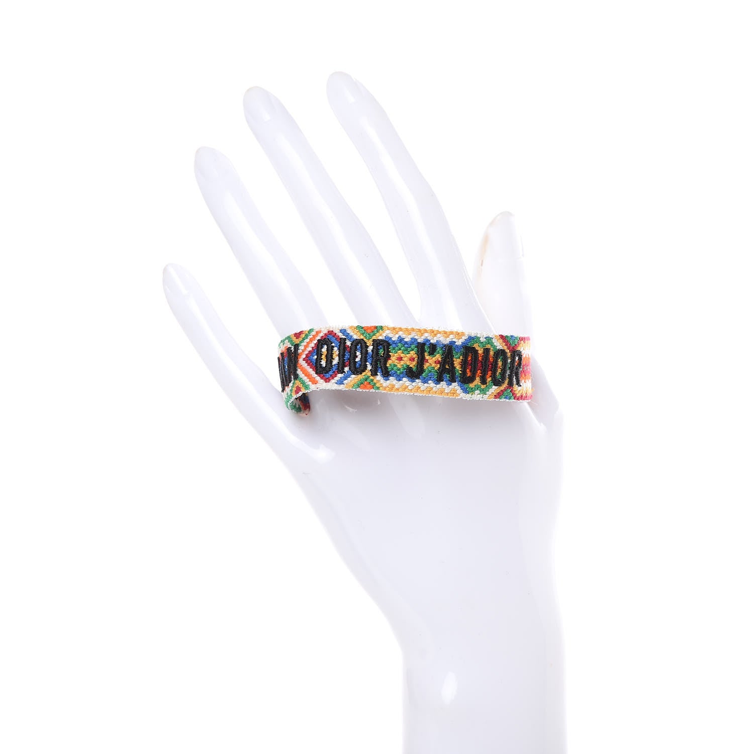 Christian Dior Woven Cotton J'Adior Friendship Bracelet 2 of 3