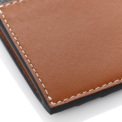 Celine Triomphe Canvas Zipped Card Holder Tan 6 of 8