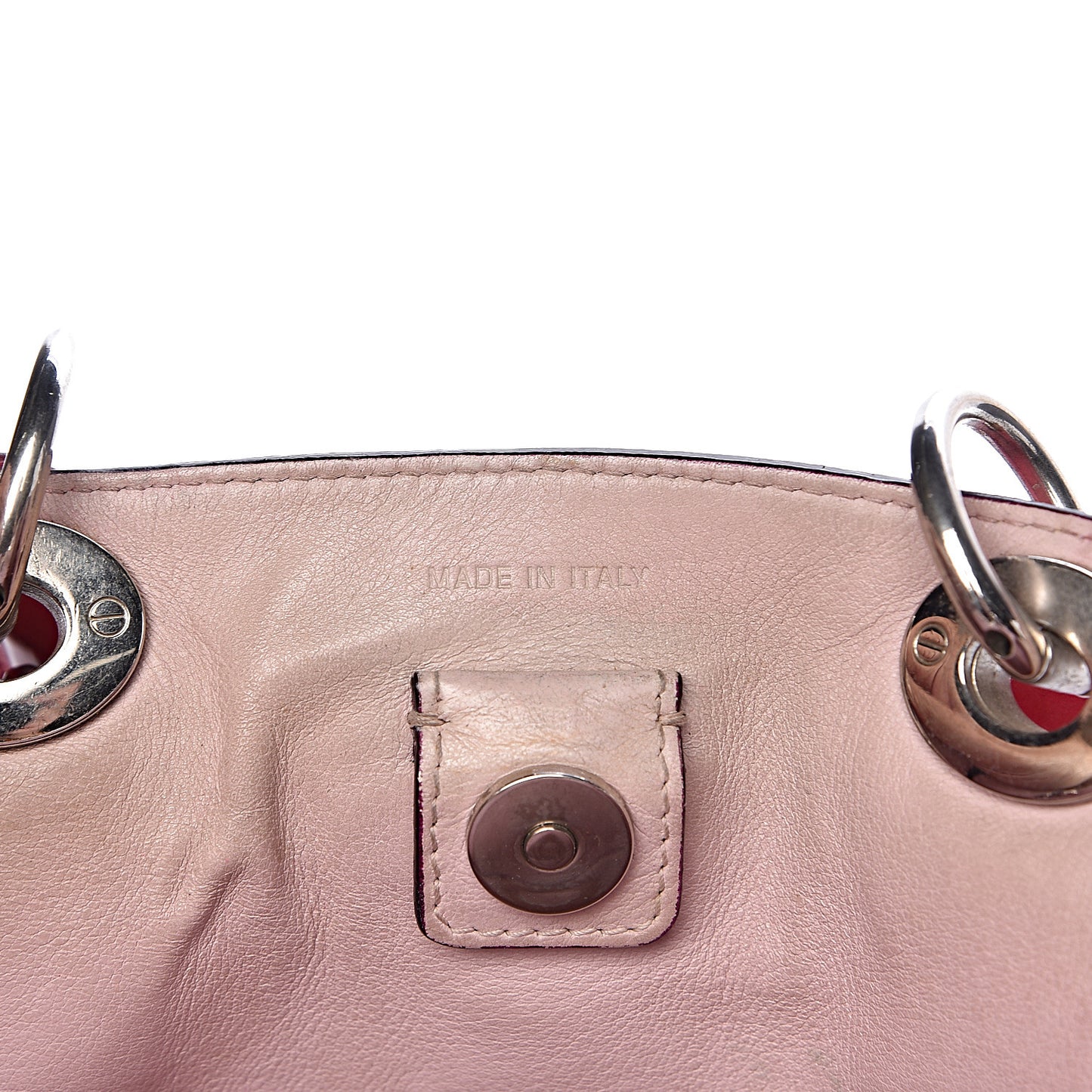Bullcalf Medium Diorissimo Tote Pink