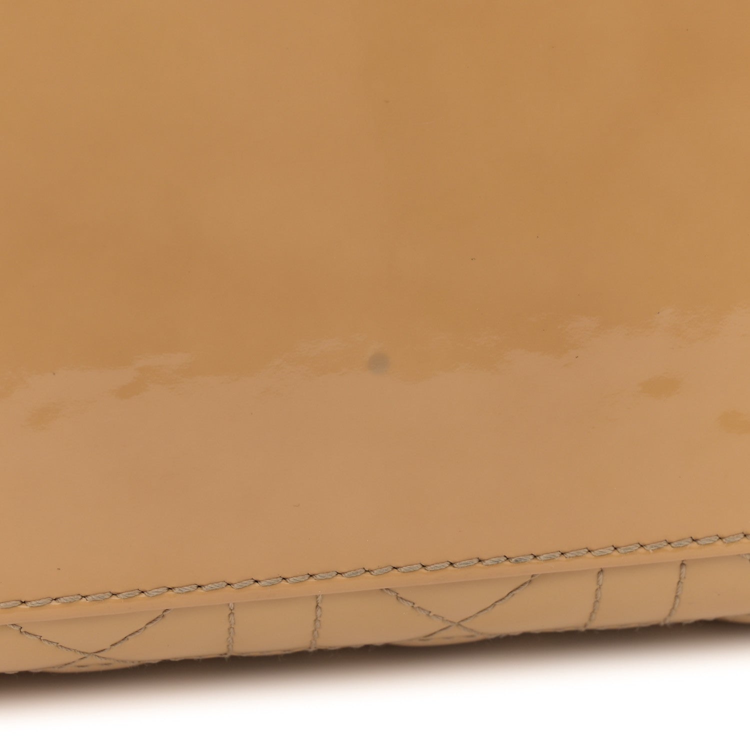 Christian Dior Patent Cannage Large Lady Dior Beige 13 of 15
