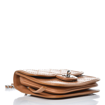 Chanel Calfskin Mini Crossbody Flap Camel 4 of 8