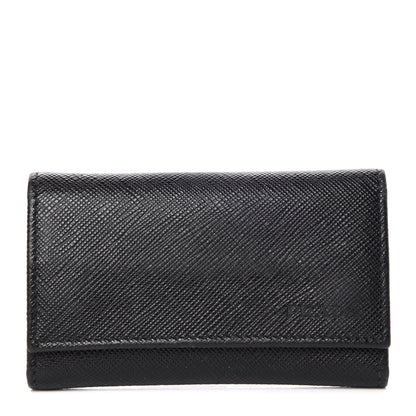 Prada Saffiano 6 Key Holder Black 1 of 10