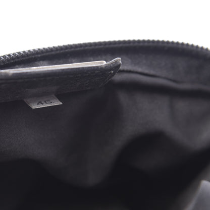 Prada Nylon Flat Messenger Bag Black 10 of 15