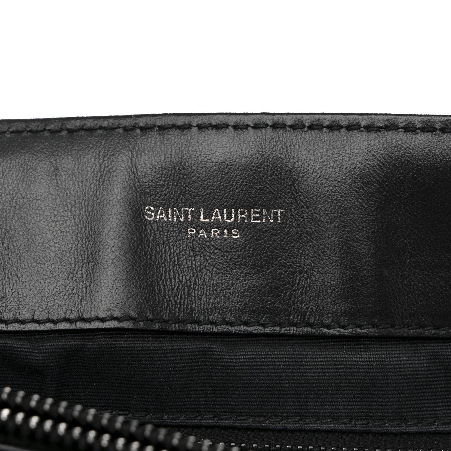 Saint Laurent Calfskin Y Quilted Monogram Monochrome Large Loulou Chain Satchel Black 6 of 14