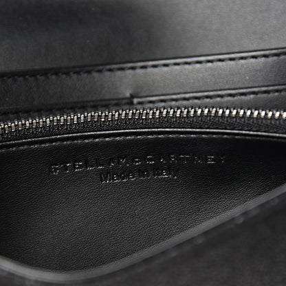 Stella McCartney Shaggy Deer Falabella Flap Wallet Black 5 of 7