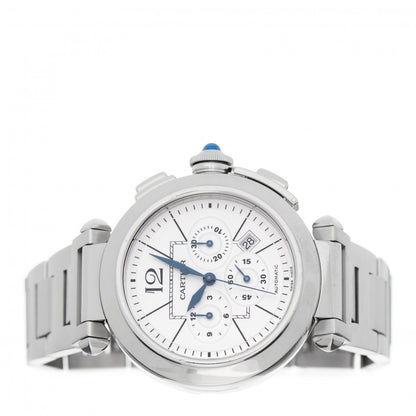 Cartier Stainless Steel 42mm Pasha C Chronograph Automatic Watch 7 of 10
